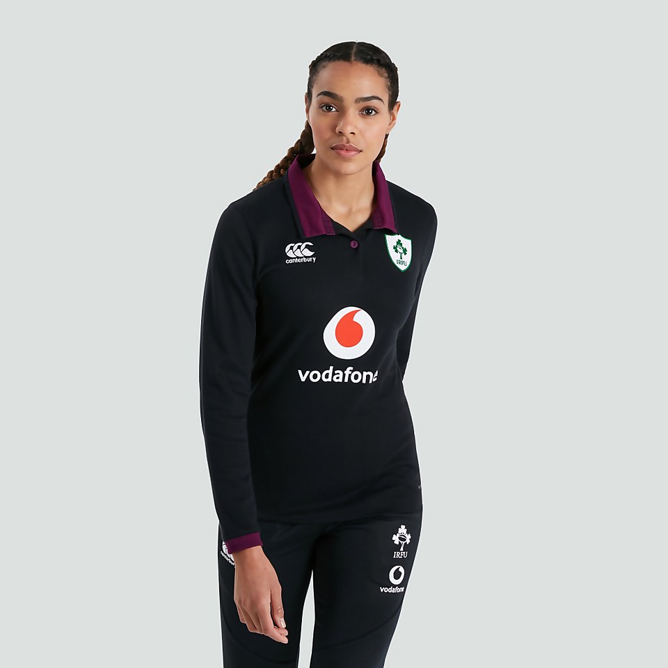 WOMENS IRELAND VAPODRI ALT LONG SLEEVED CLASSIC JERSEY BLACK