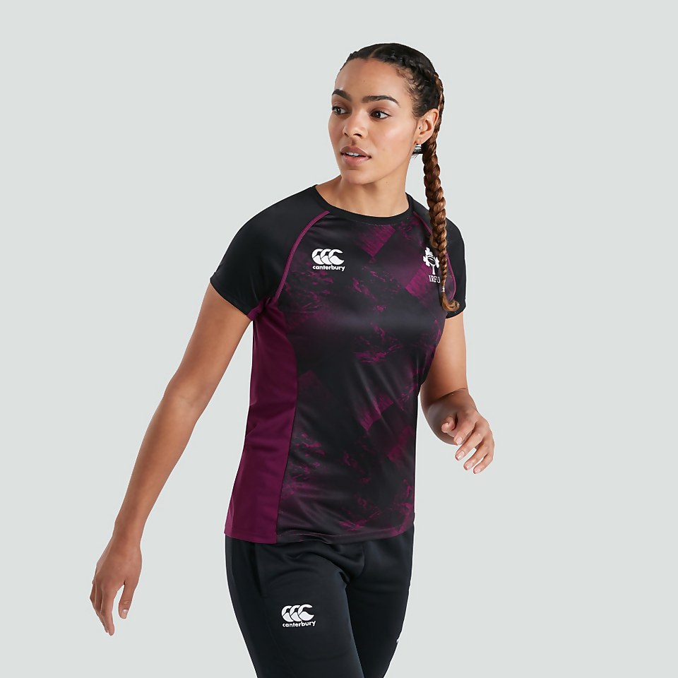 WOMENS IRELAND SUPERLIGHT TRAINING TEE PURPLE