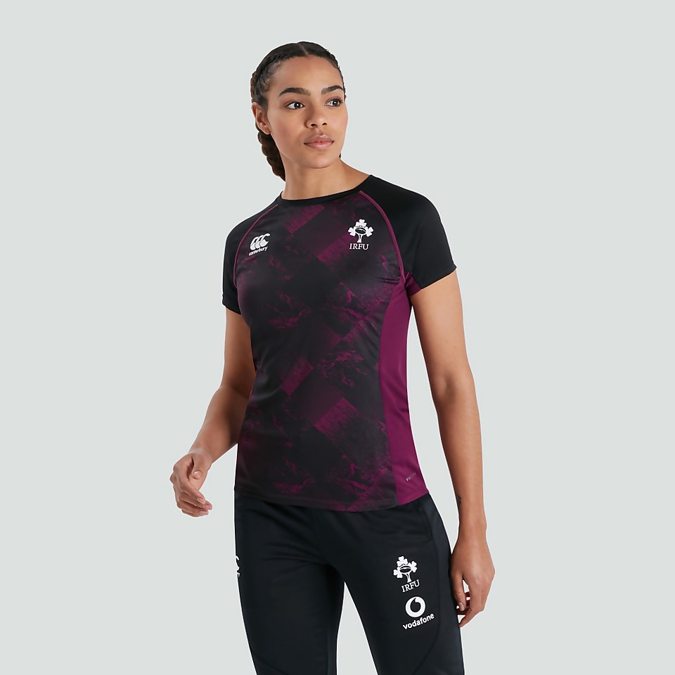 WOMENS IRELAND SUPERLIGHT TRAINING TEE PURPLE
