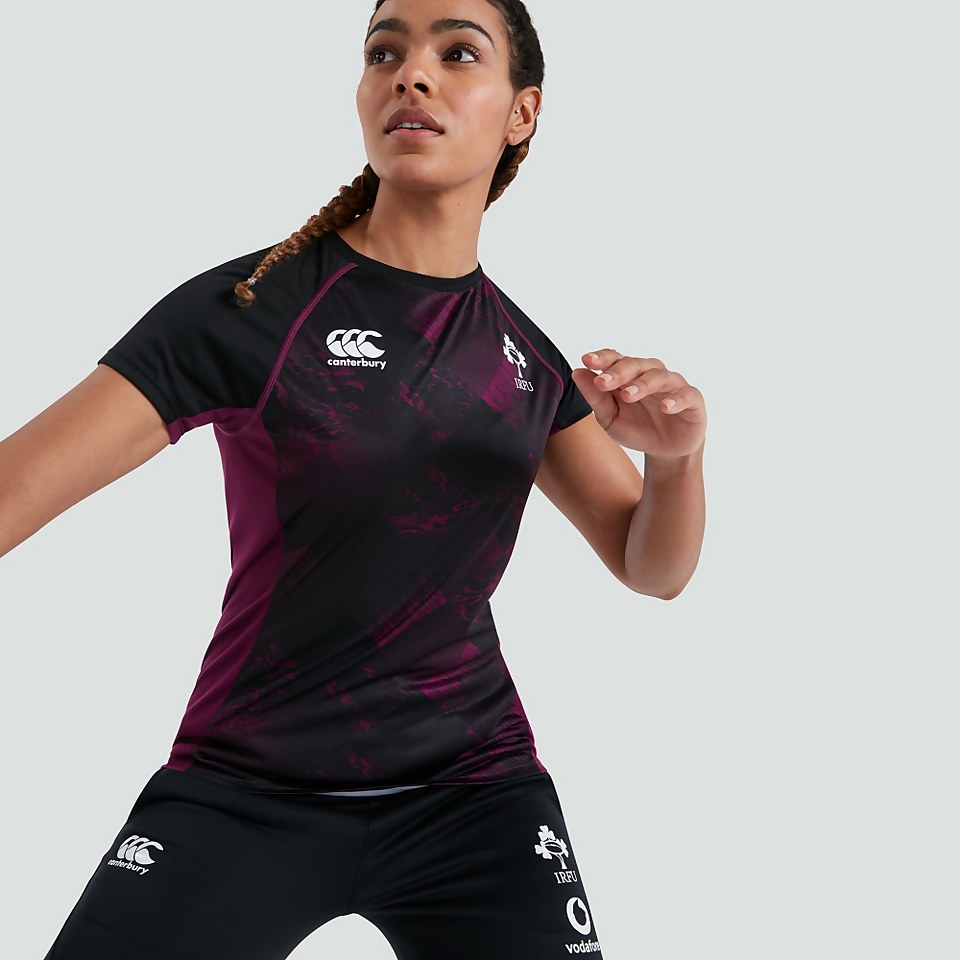 WOMENS IRELAND SUPERLIGHT TRAINING TEE PURPLE