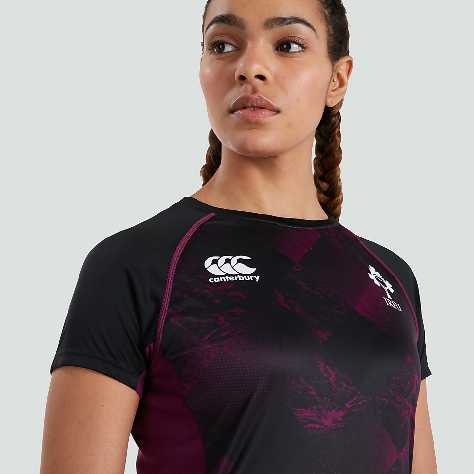 WOMENS IRELAND SUPERLIGHT TRAINING TEE PURPLE