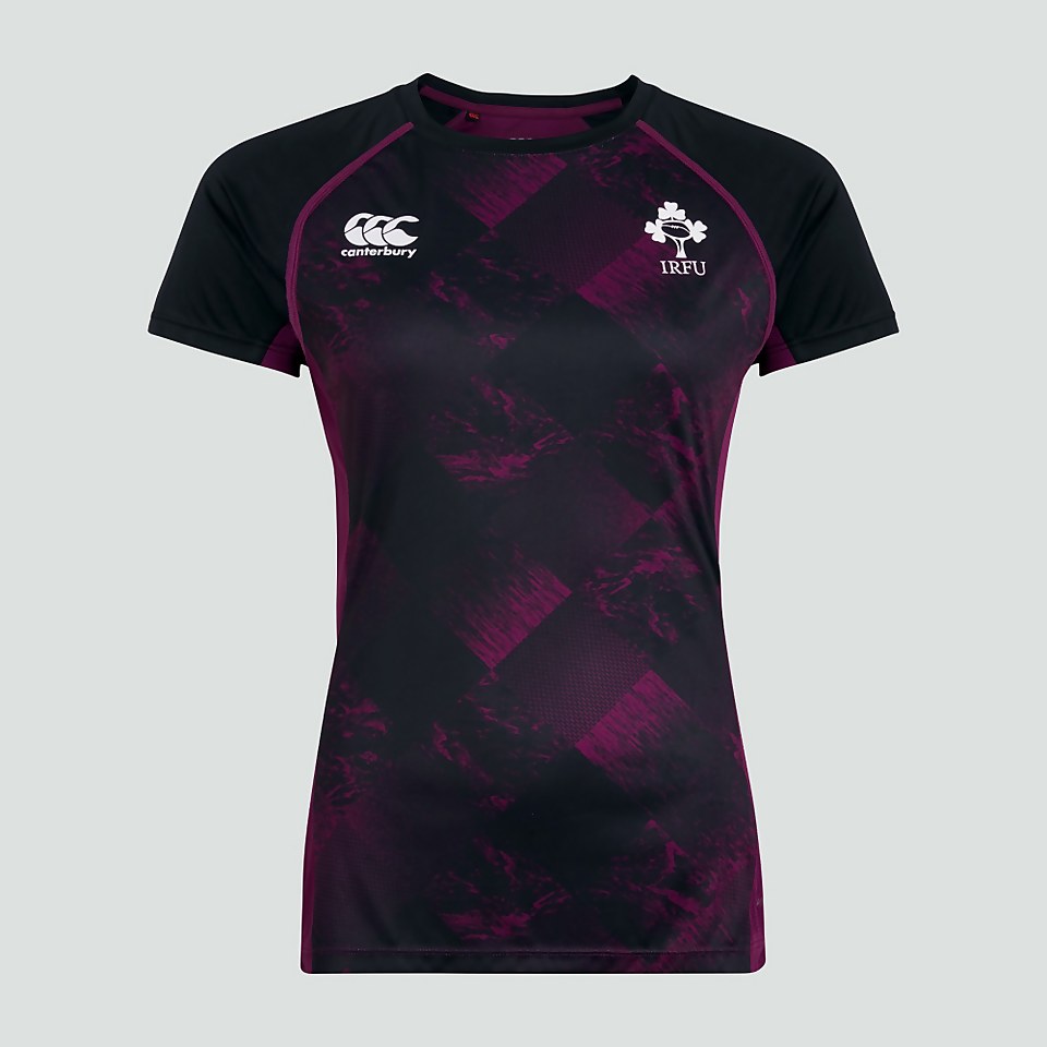 WOMENS IRELAND SUPERLIGHT TRAINING TEE PURPLE