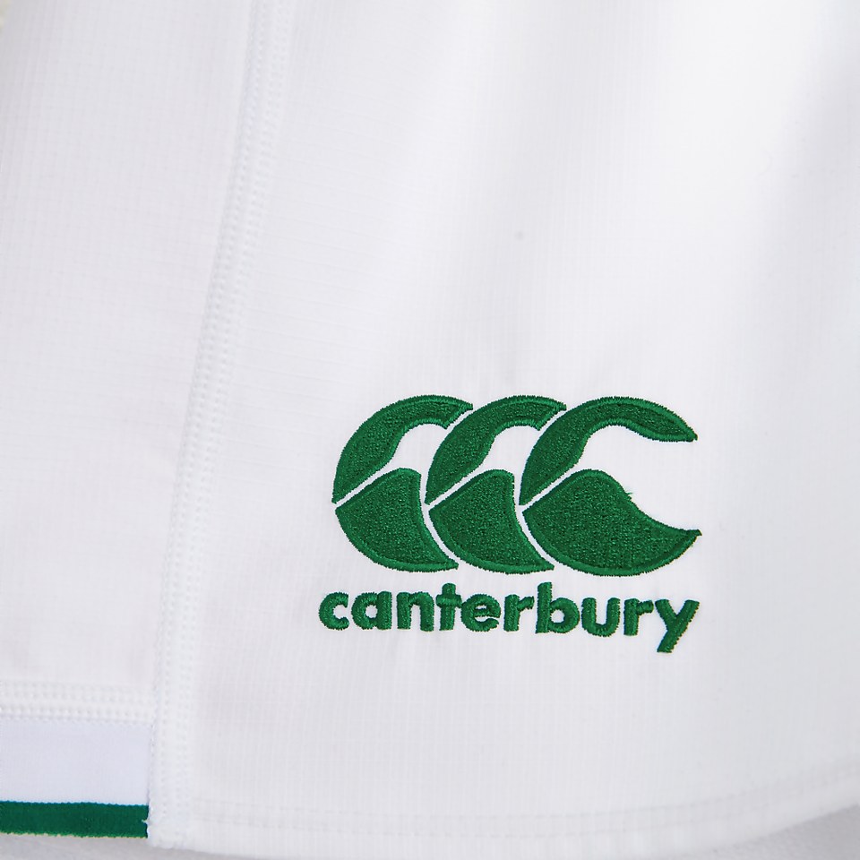 JUNIOR UNISEX IRELAND HOME MATCH SHORTS WHITE