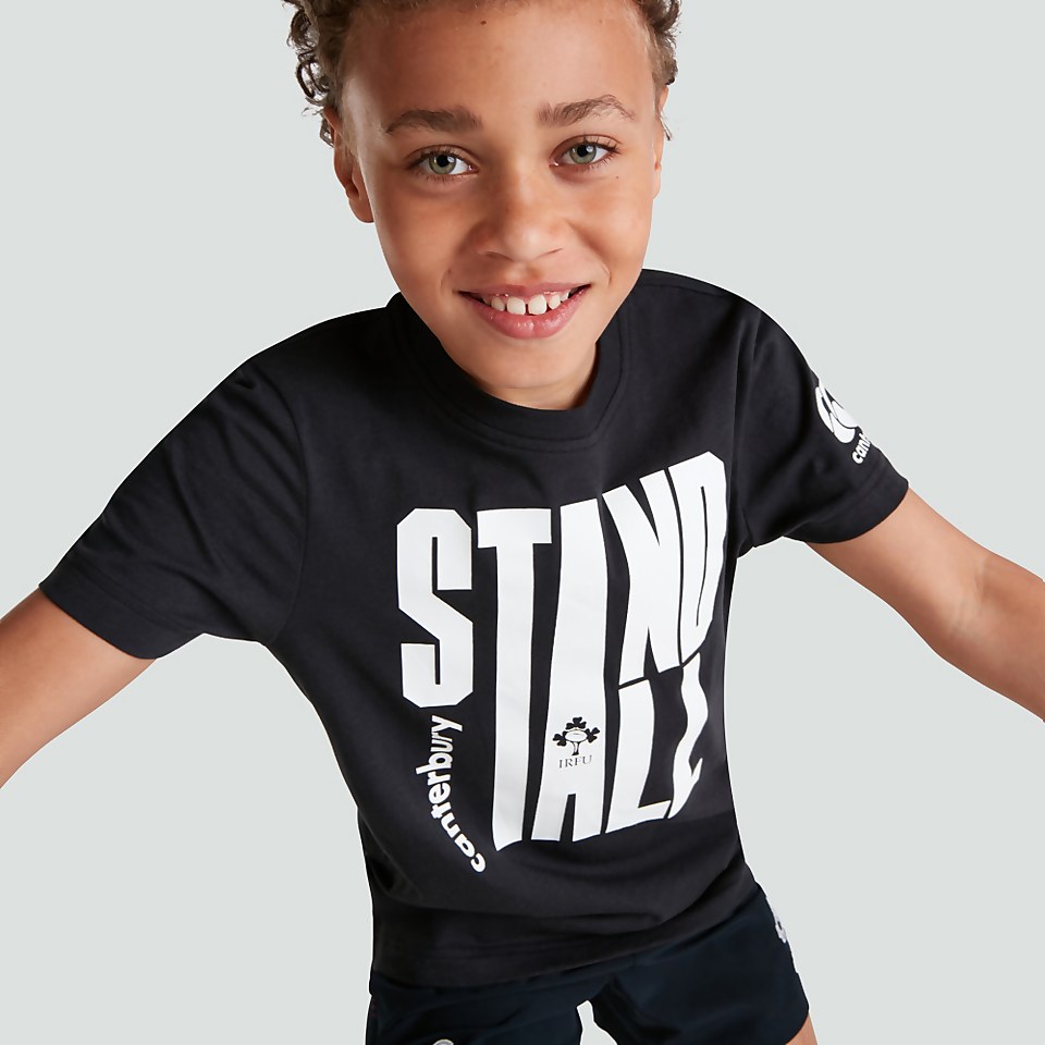 JUNIOR UNISEX IRELAND TRIBES TEE BLACK