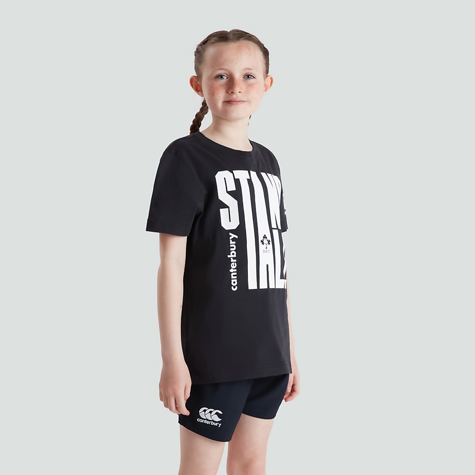 JUNIOR UNISEX IRELAND TRIBES TEE BLACK