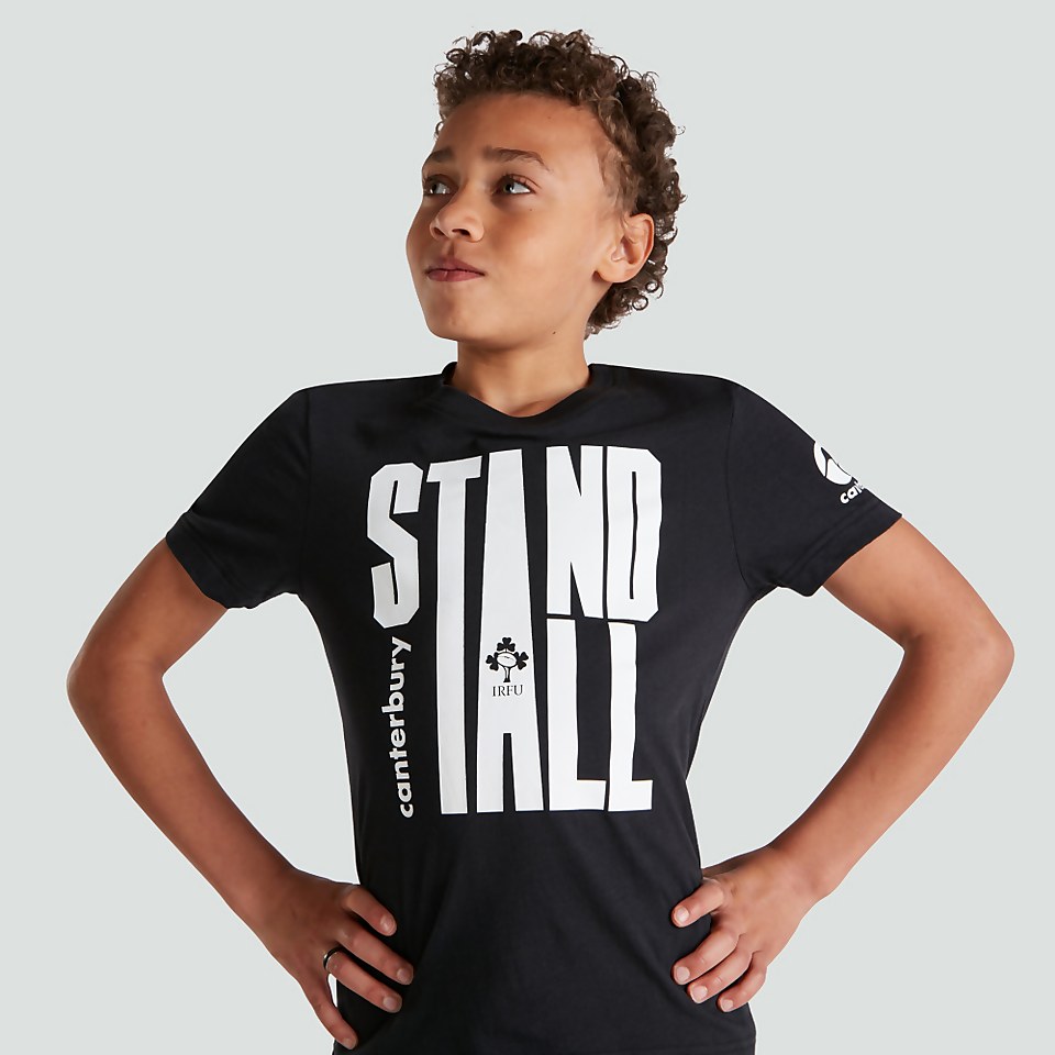JUNIOR UNISEX IRELAND TRIBES TEE BLACK