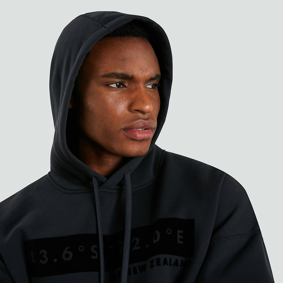 MENS OVERSIZED HOODY BLUE