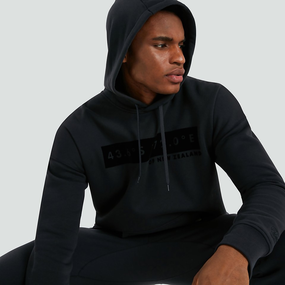 MENS OVERSIZED HOODY BLUE