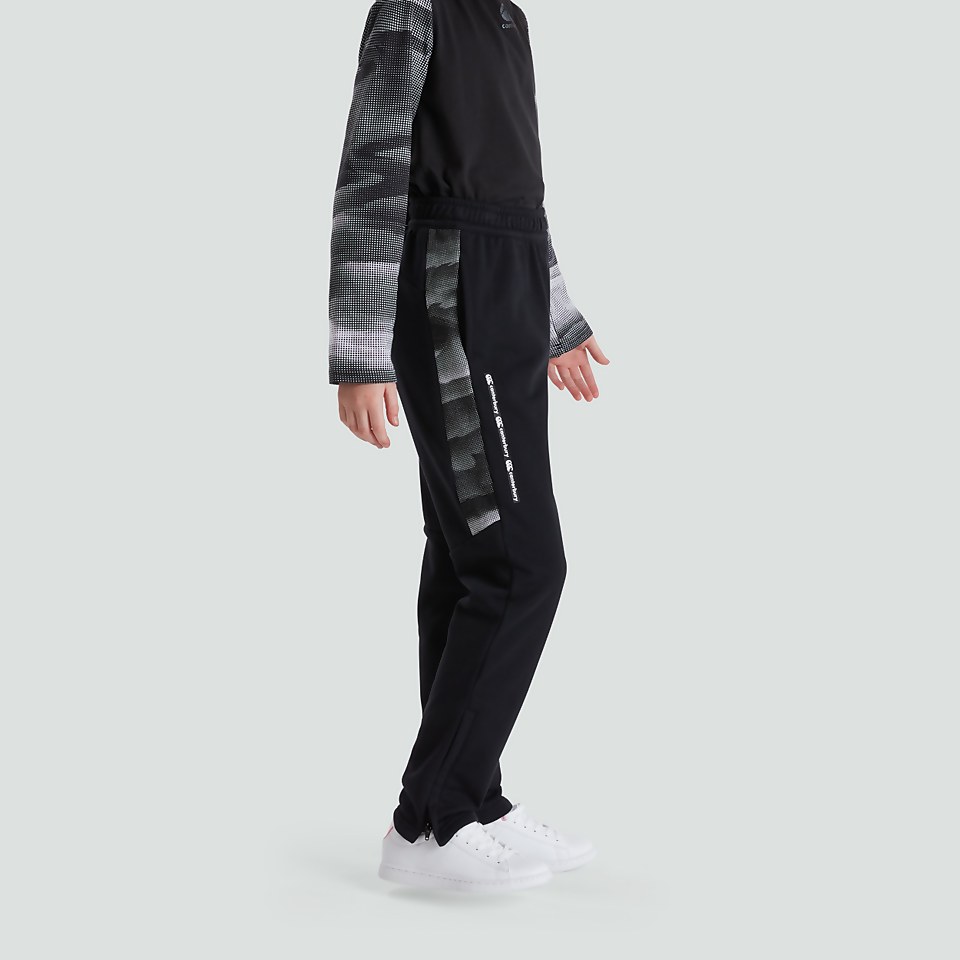 JUNIOR UNISEX PANEL PANTS BLACK
