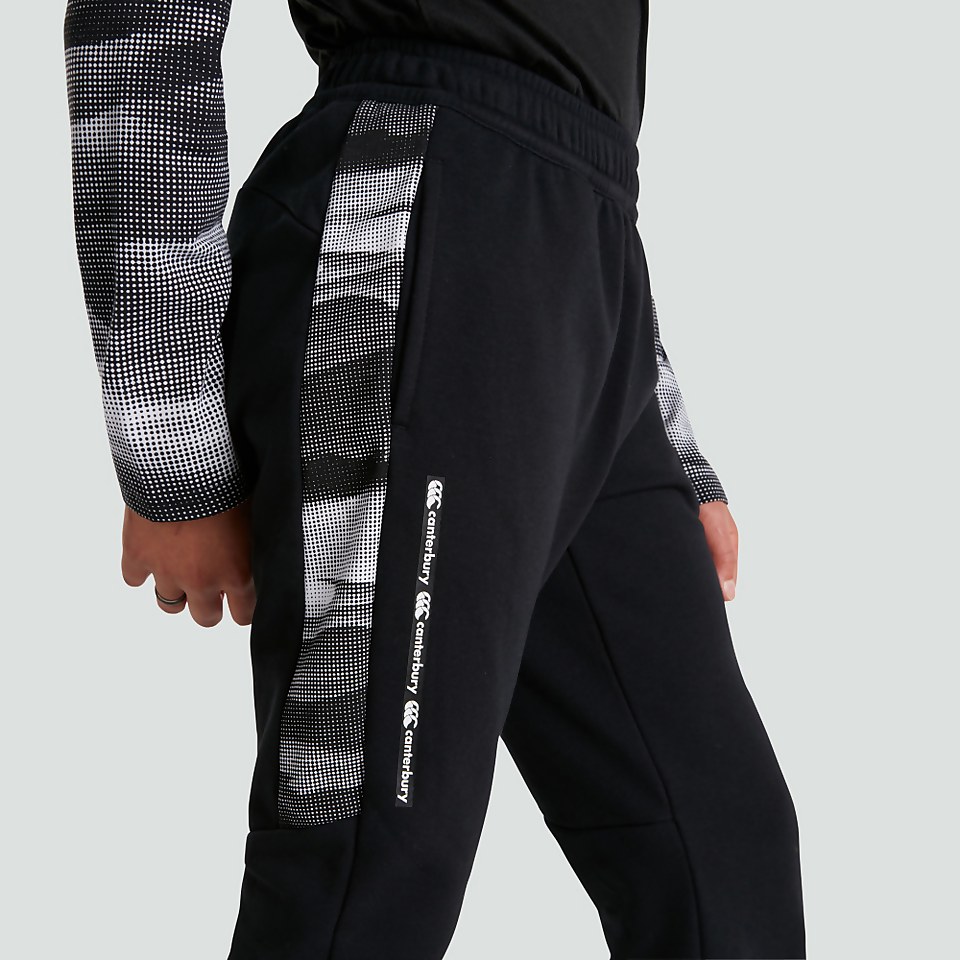 JUNIOR UNISEX PANEL PANTS BLACK