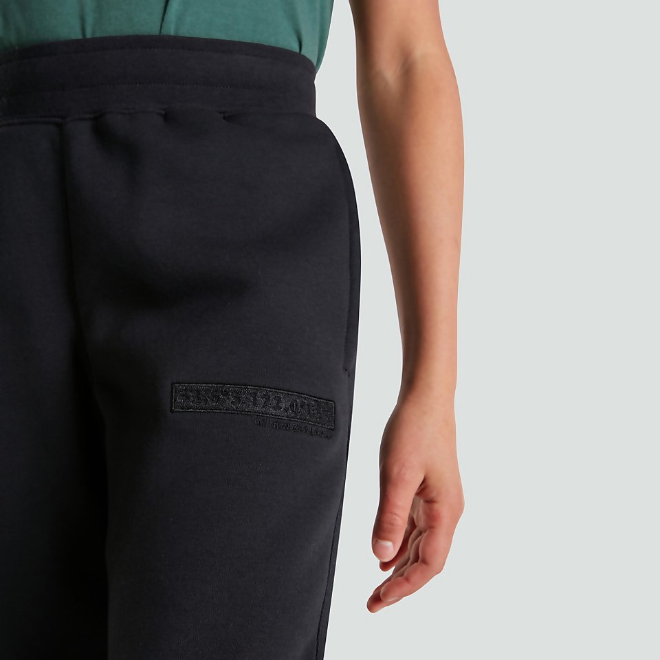 JUNIOR UNISEX TAPERED CUFF FLEECE PANTS BLUE
