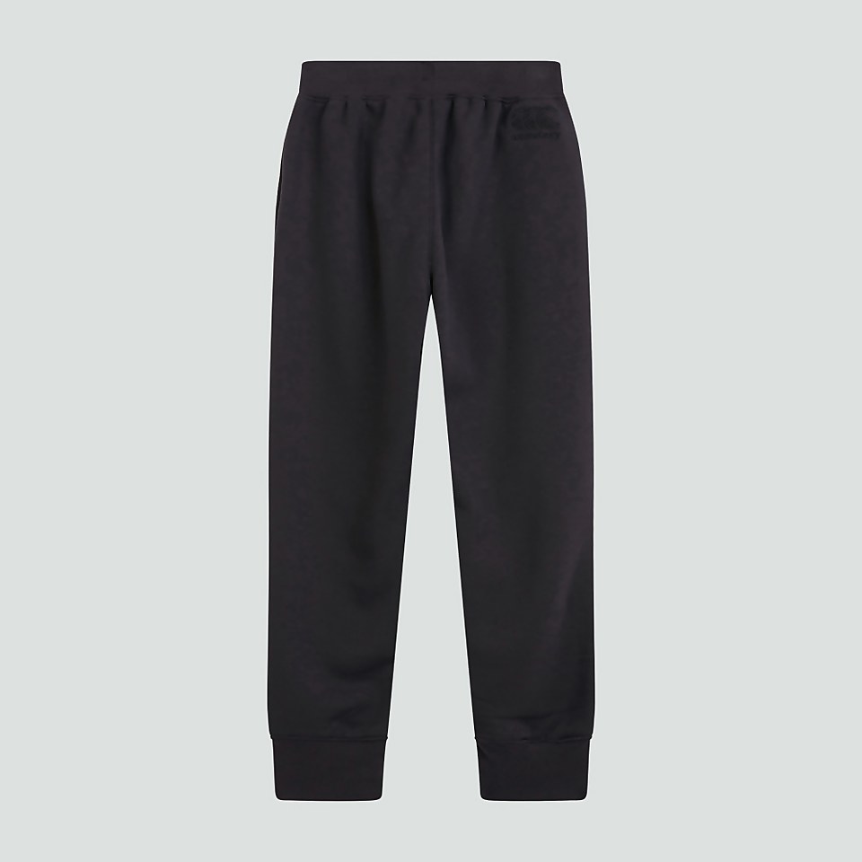 JUNIOR UNISEX TAPERED CUFF FLEECE PANTS BLUE