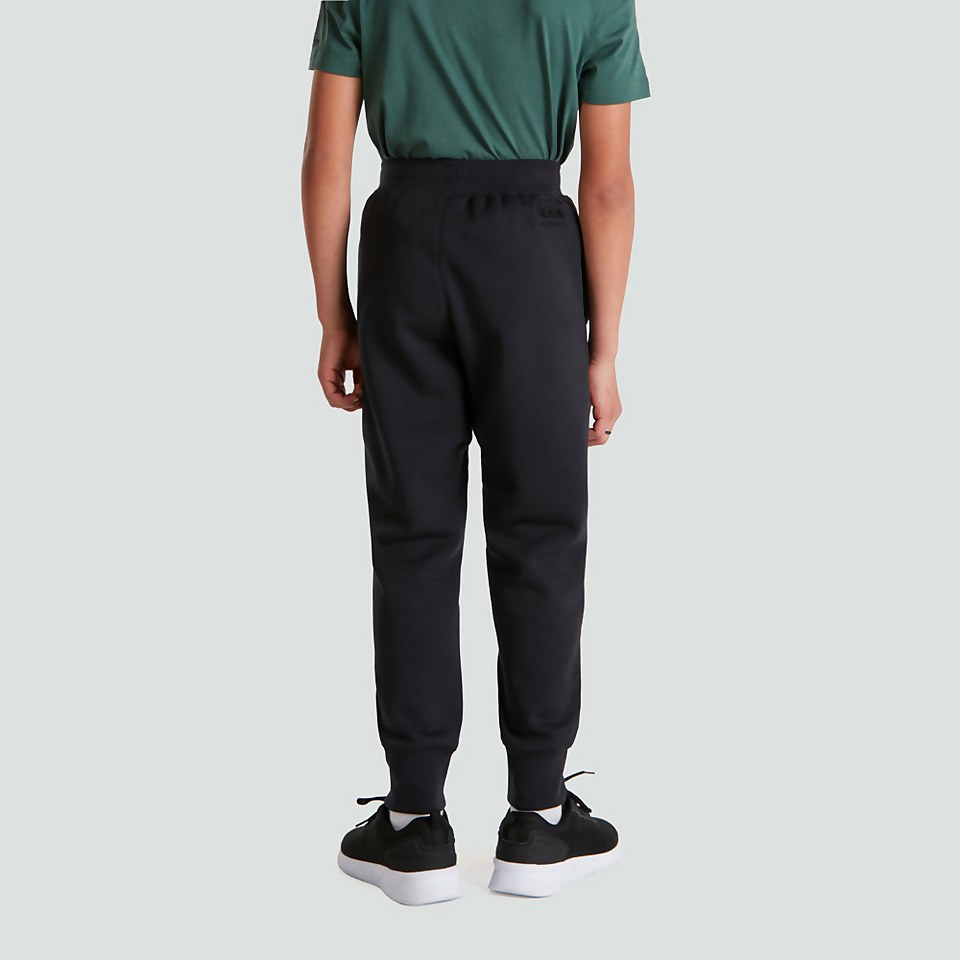 JUNIOR UNISEX TAPERED CUFF FLEECE PANTS BLUE