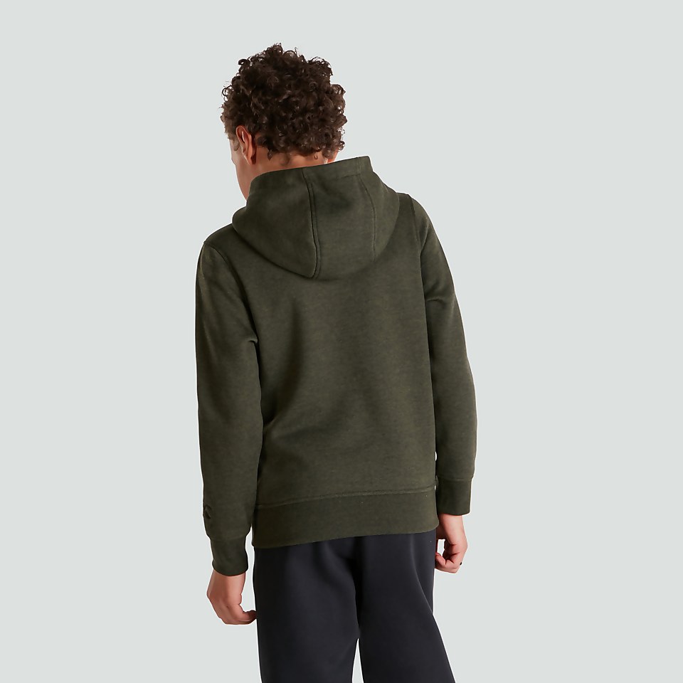 JUNIOR UNISEX OVERHEAD FLEECE HOODY GREEN