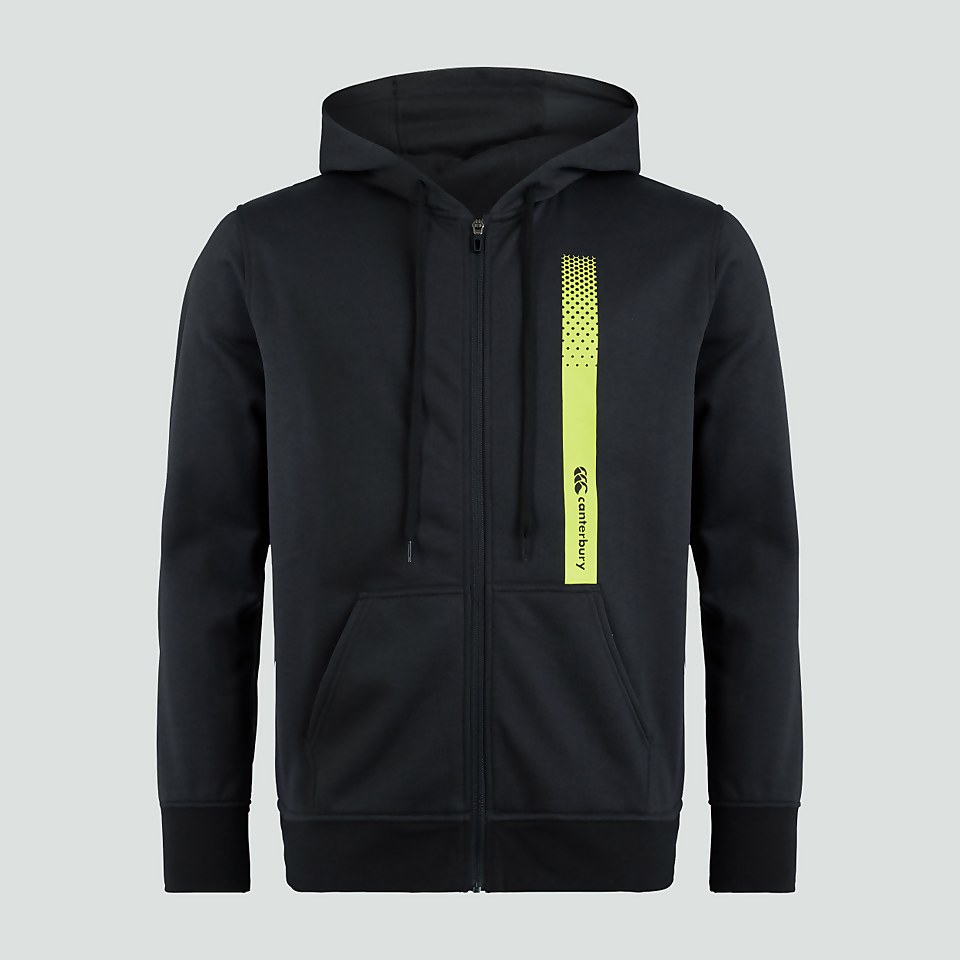 JUNIOR UNISEX ZIP THRU FLEECE HOODY BLUE