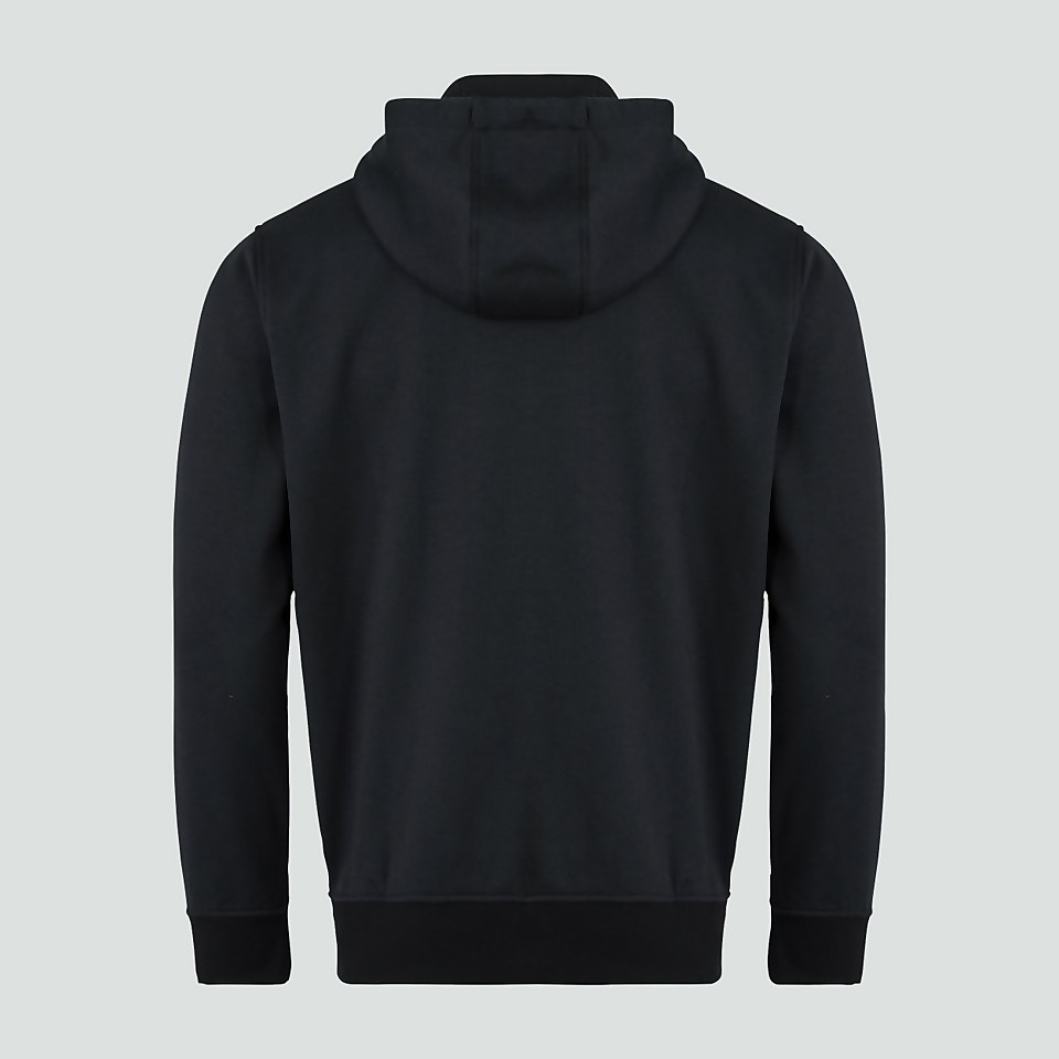 JUNIOR UNISEX ZIP THRU FLEECE HOODY BLUE