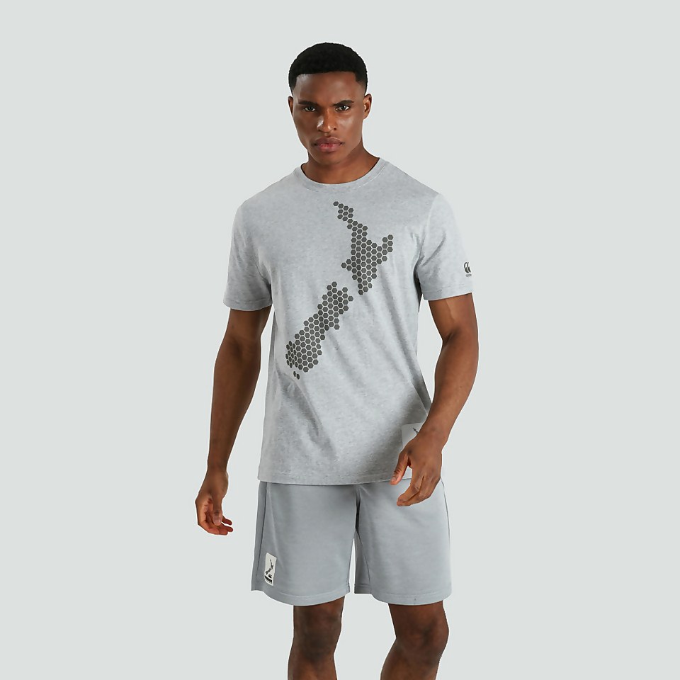 MENS ORGANIC COTTON TEE GREY
