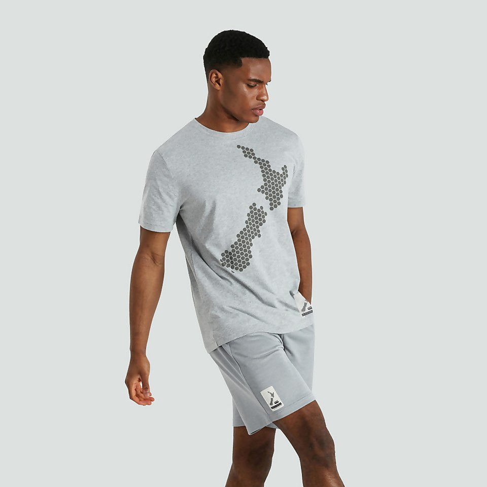 MENS ORGANIC COTTON TEE GREY