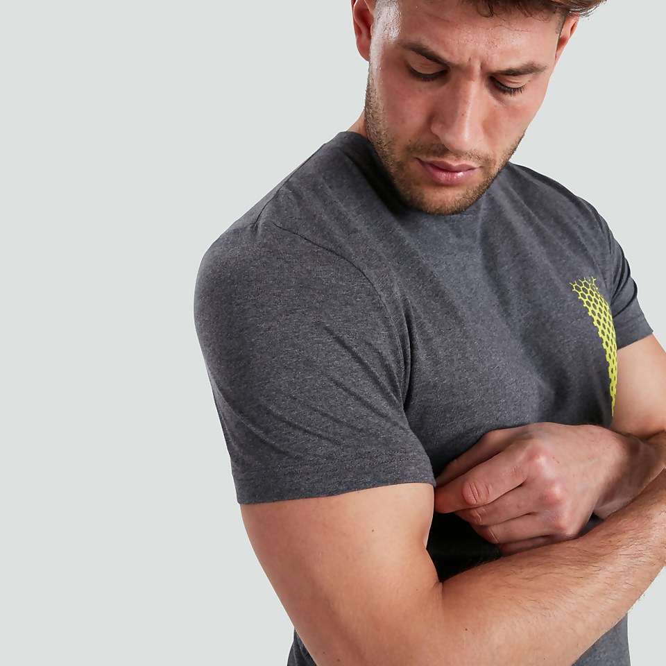 MENS COTTON TEE GREY