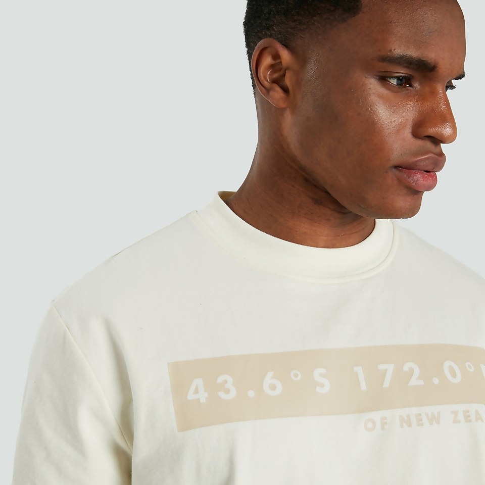 MENS OVERSIZED ORGANIC COTTON TEE WHITE