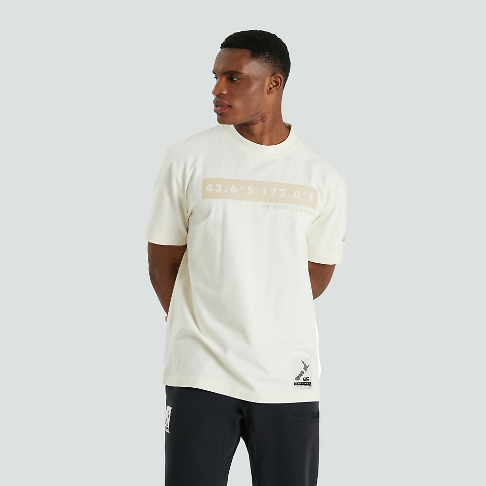 MENS OVERSIZED ORGANIC COTTON TEE WHITE