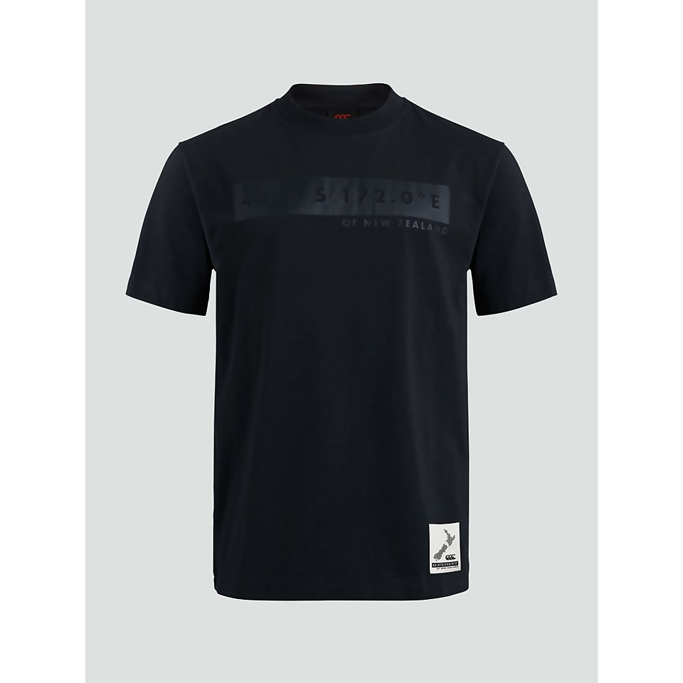 MENS OVERSIZED ORGANIC COTTON TEE BLUE