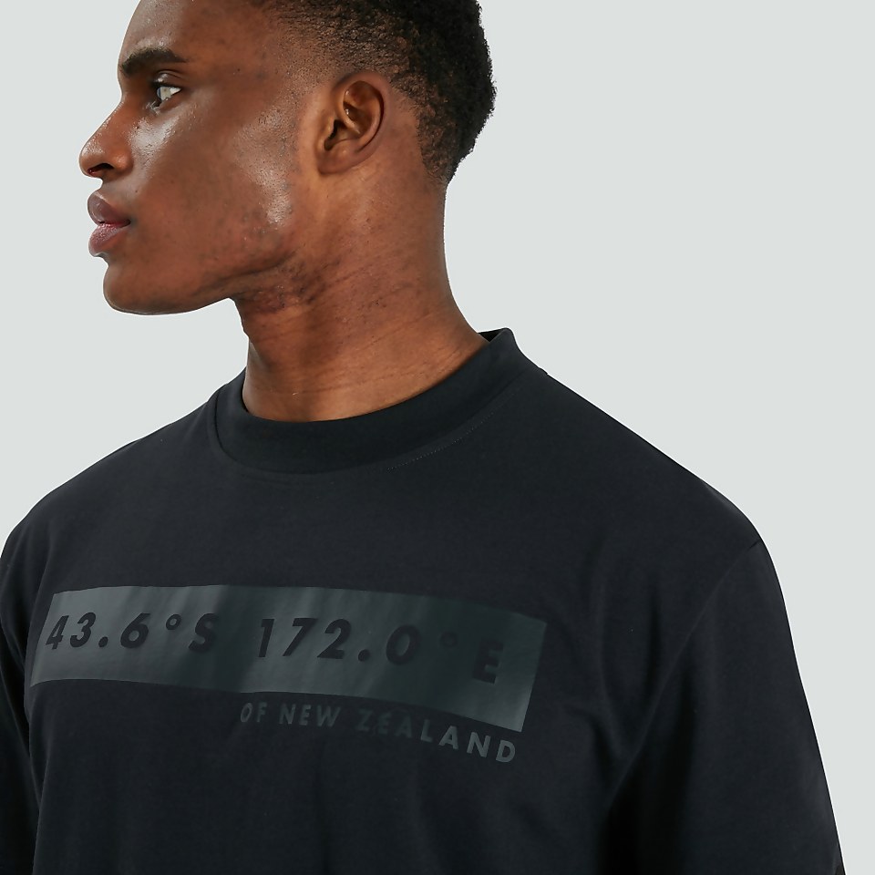 MENS OVERSIZED ORGANIC COTTON TEE BLUE