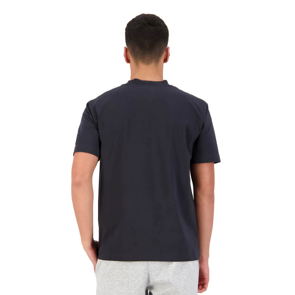 MENS OVERSIZED ORGANIC COTTON TEE BLUE
