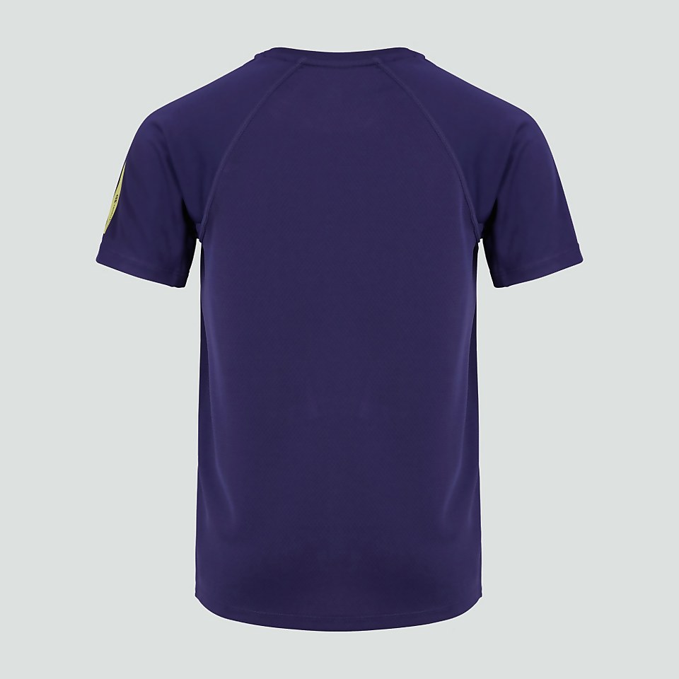 JUNIOR UNISEX VAPODRI SUPERLIGHT TRAINING LOGO TEE PURPLE