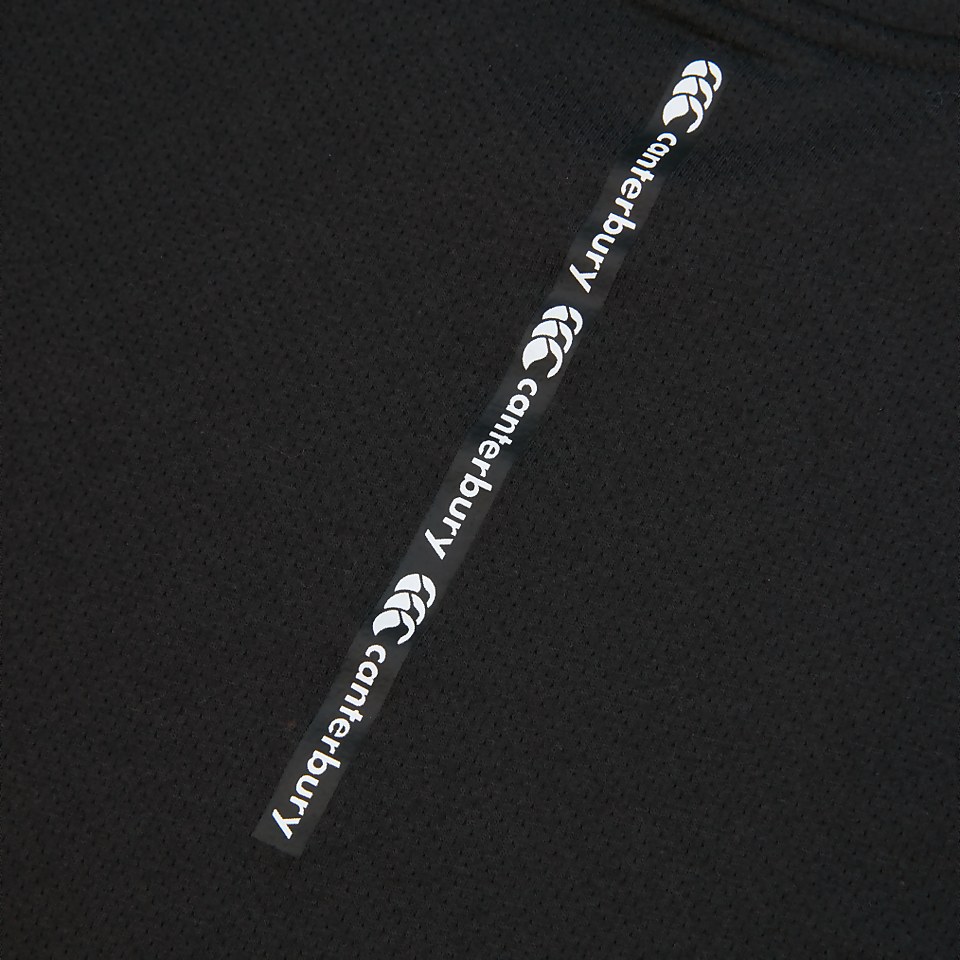 JUNIOR UNISEX VAPODRI LONG SLEEVED TRAINING TEE BLACK