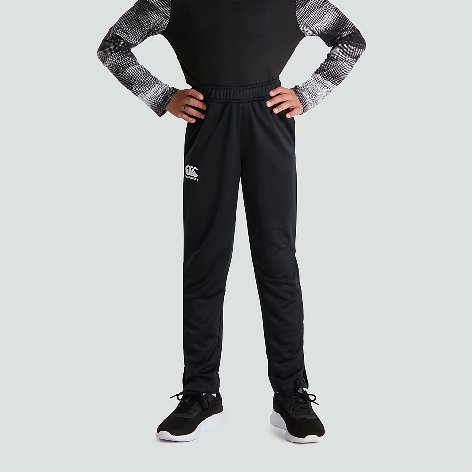 JUNIOR UNISEX VAPODRI POLY KNIT PANTS BLACK
