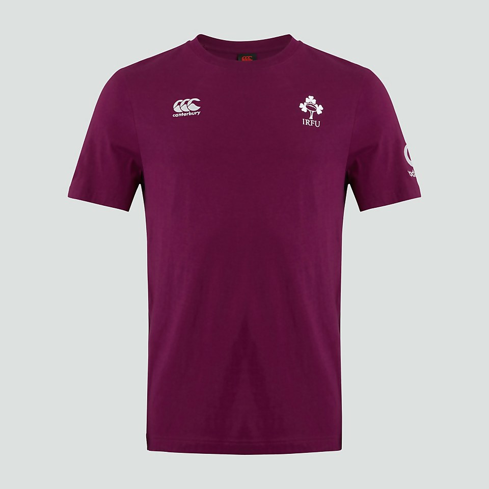MENS IRELAND COTTON SUPPORTERS TEE PURPLE