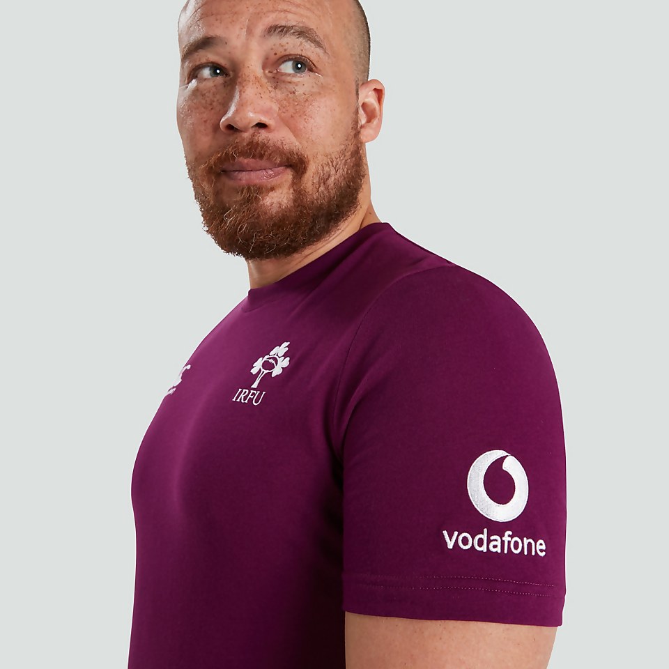 MENS IRELAND COTTON SUPPORTERS TEE PURPLE