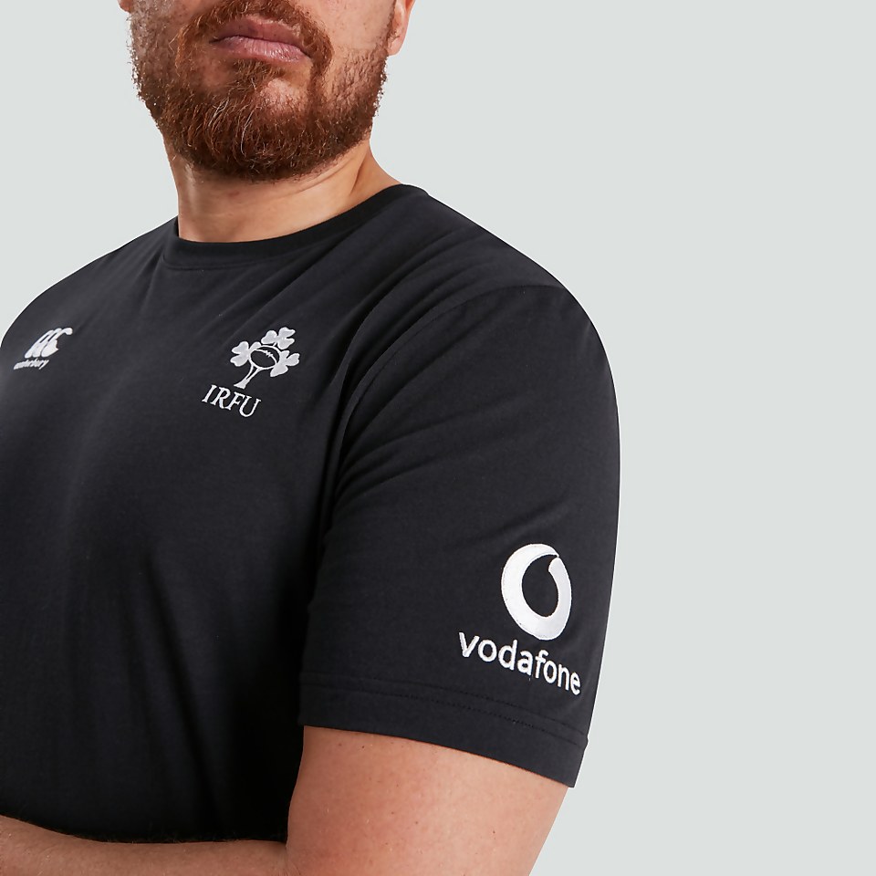 MENS IRELAND COTTON SUPPORTERS TEE BLACK