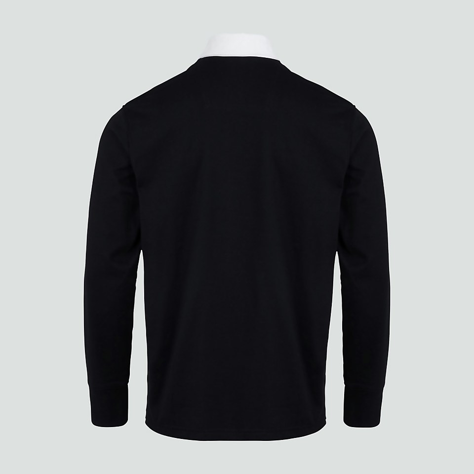 CANTERBURY LS RETRO JERSEY AM BLACK