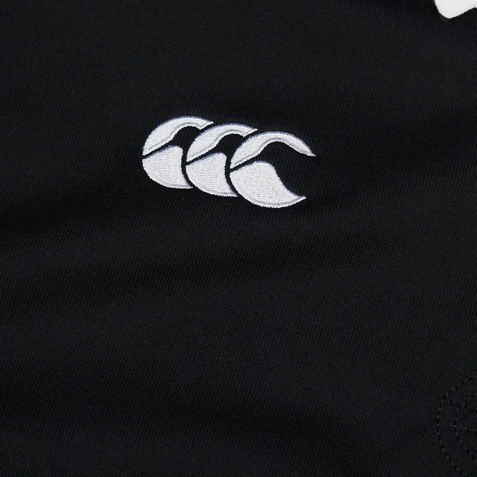 CANTERBURY LS RETRO JERSEY AM BLACK