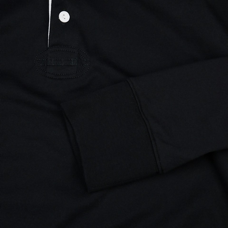 CANTERBURY LS RETRO JERSEY AM BLACK