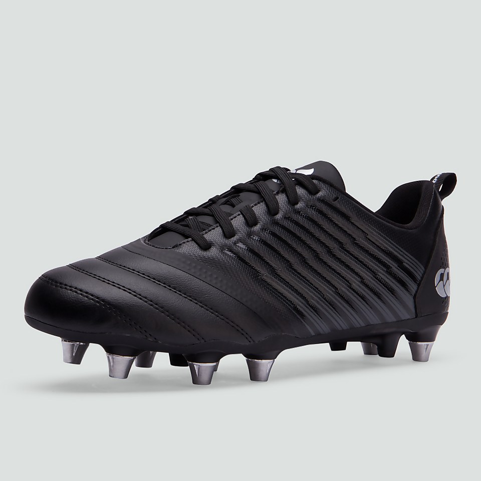 ADULT STAMPEDE 3.0 SOFT GROUND BOOT BLACK/GREY