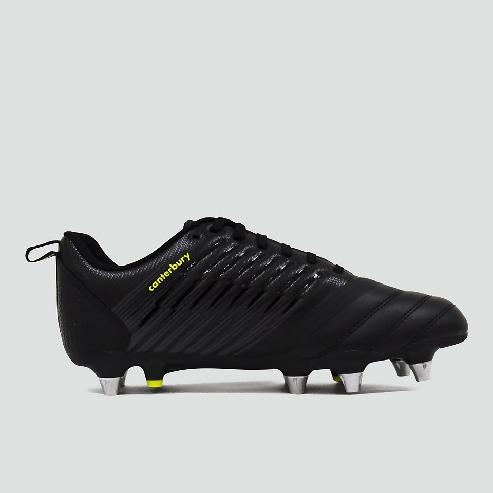 ADULT STAMPEDE 3.0 SOFT GROUND BOOT BLACK/GREEN