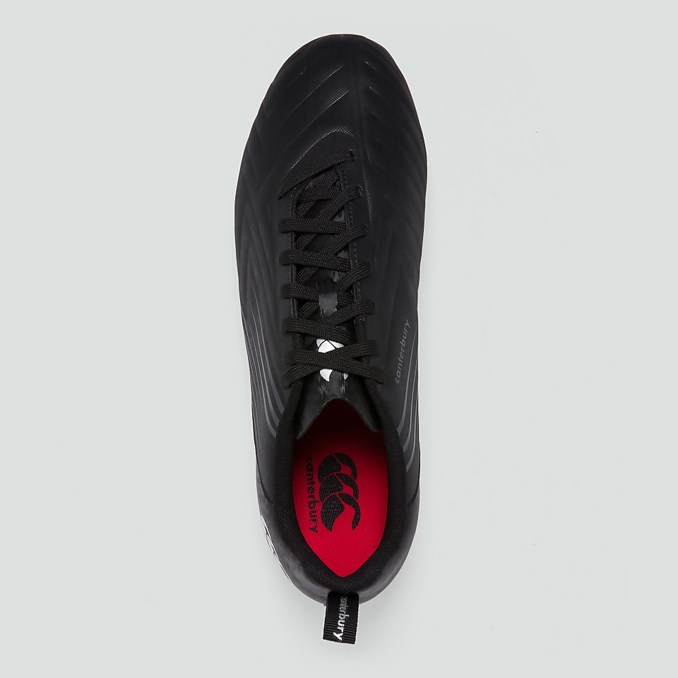 ADULT SPEED 3.0 SOFT GROUND BOOT BLACK/GREY