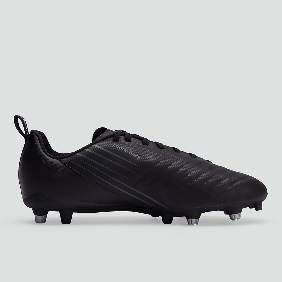 ADULT SPEED 3.0 SOFT GROUND BOOT BLACK/GREY