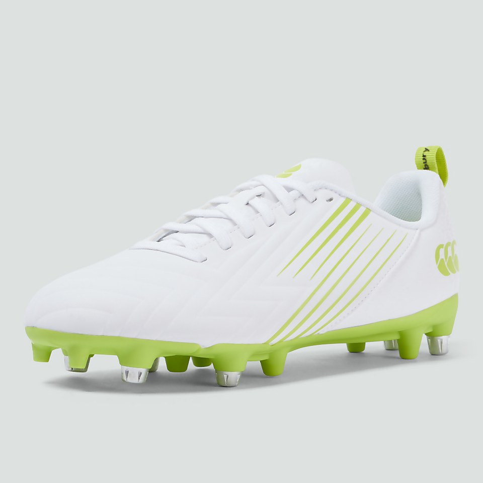 ADULT SPEED 3.0 SOFT GROUND BOOT WHITE/GREEN