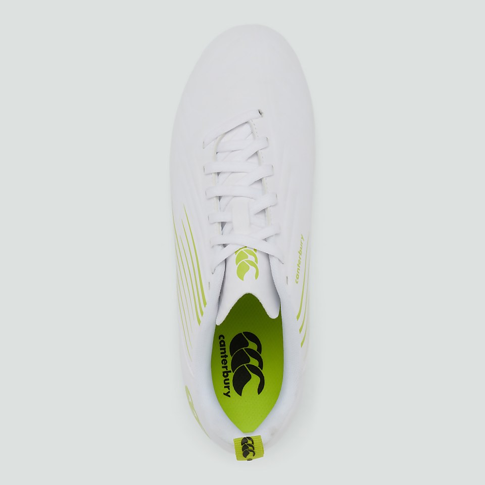 ADULT SPEED 3.0 SOFT GROUND BOOT WHITE/GREEN