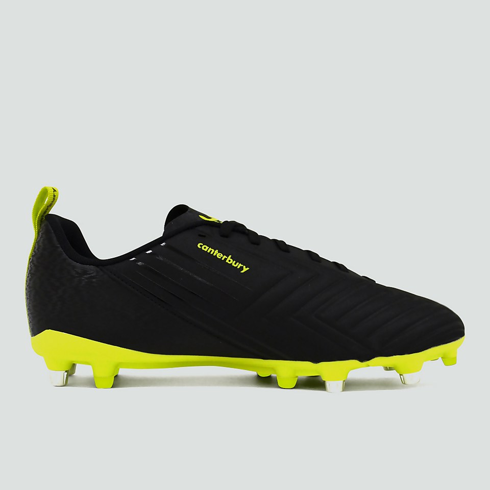 ADULT SPEED 3.0 SOFT GROUND BOOT BLACK/GREEN