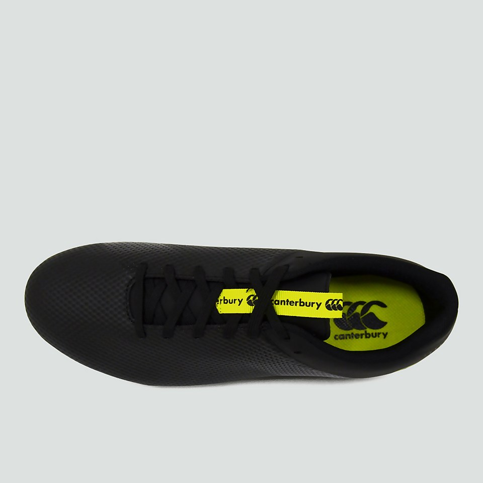 ADULT PHOENIX 3.0 FIRM GROUND BOOT BLACK/GREEN