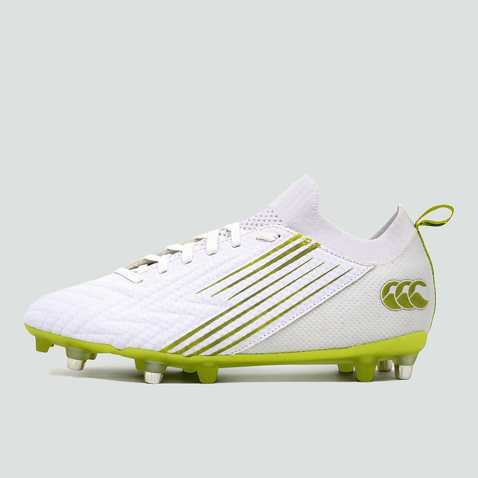 ADULT SPEED 3.0 FIRM GROUND BOOT WHITE/GREEN