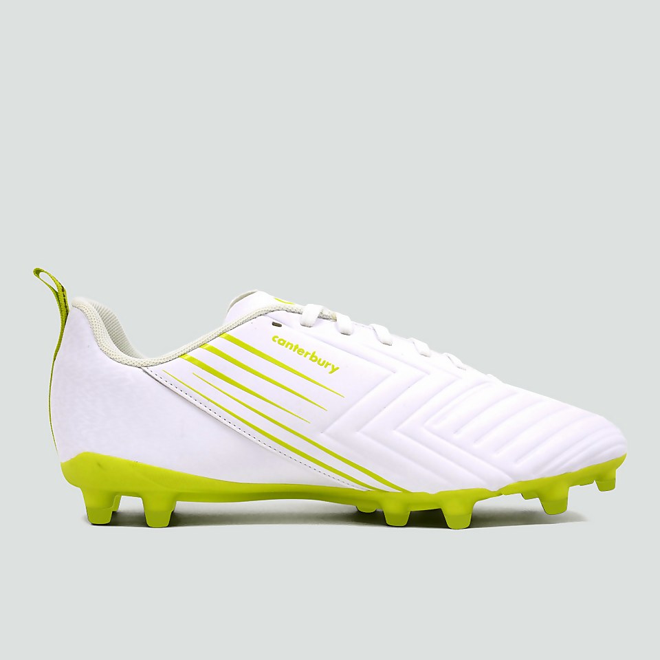 ADULT SPEED 3.0 FIRM GROUND BOOT WHITE/GREEN
