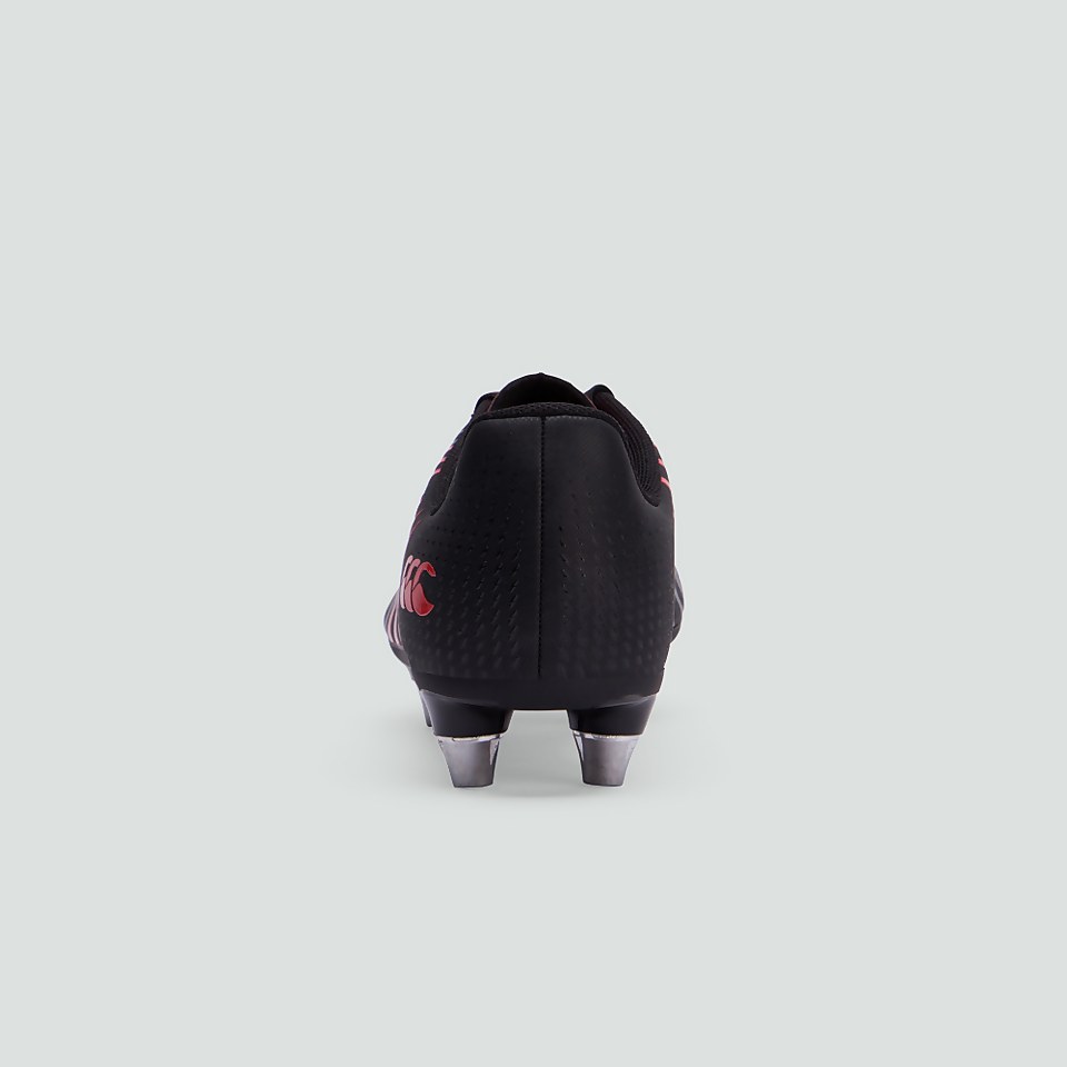 JUNIOR UNISEX SPEED 3.0 SOFT GROUND BOOT BLACK/RED