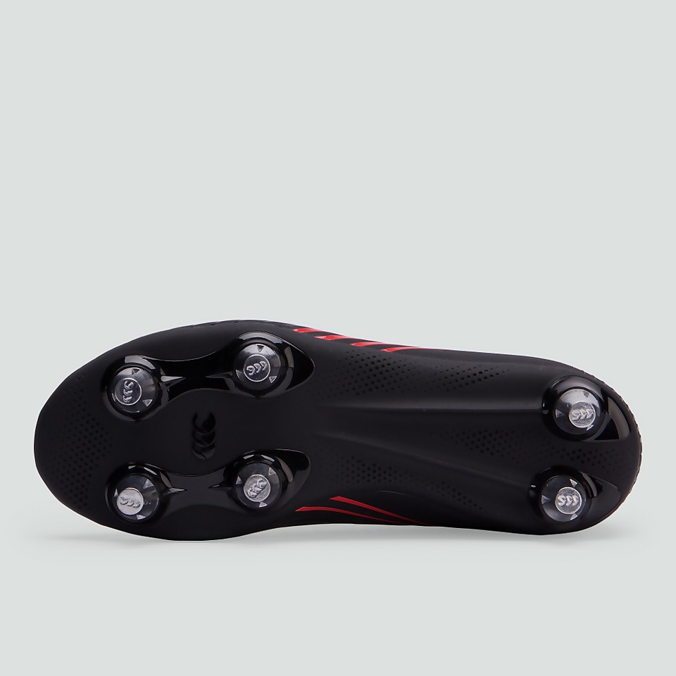 JUNIOR UNISEX SPEED 3.0 SOFT GROUND BOOT BLACK/RED