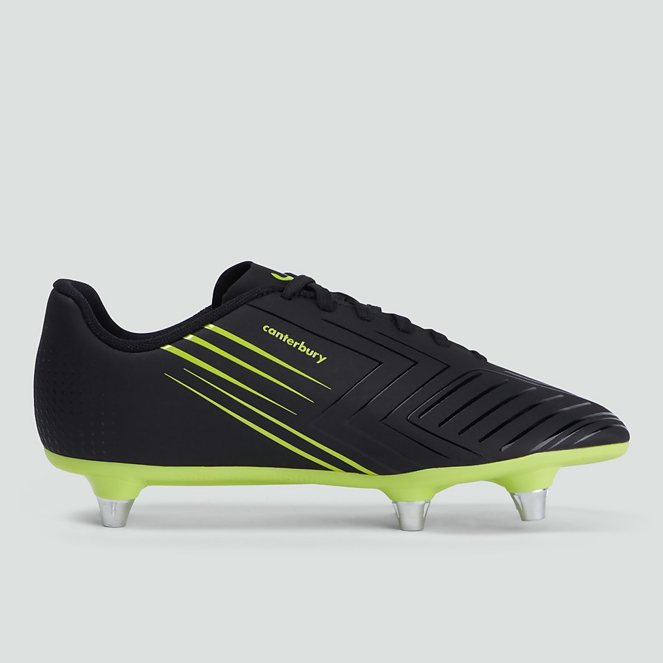 JUNIOR UNISEX SPEED 3.0 SOFT GROUND BOOT BLACK/GREEN